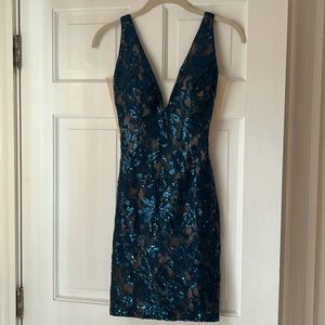 Never worn Jovani semi dress